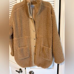 Katydid Tan Teddy Jacket